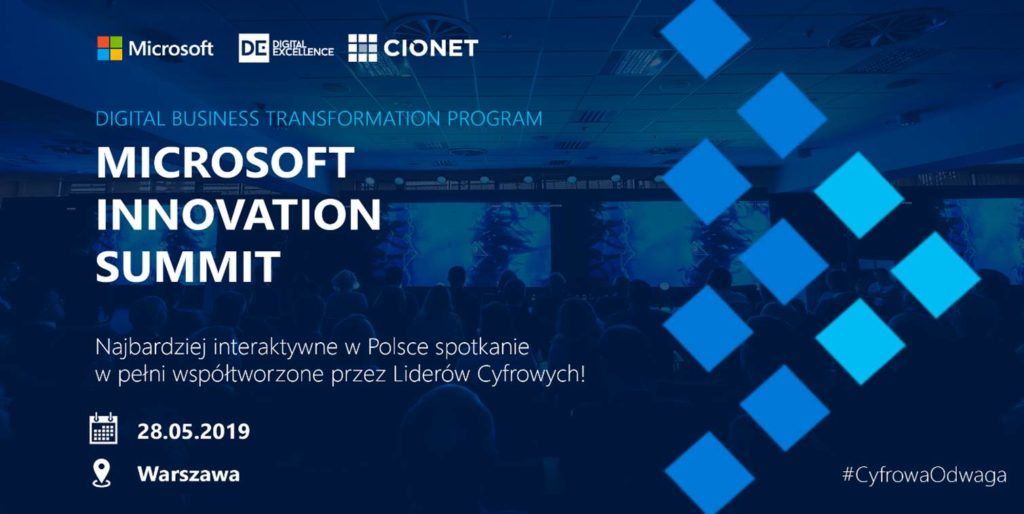 Zaproszenie na konferencję Microsoft Innovation Summit