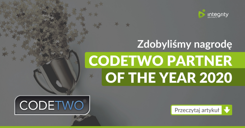 Zdobyliśmy nagrodę CodeTwo Partner of the Year 2020