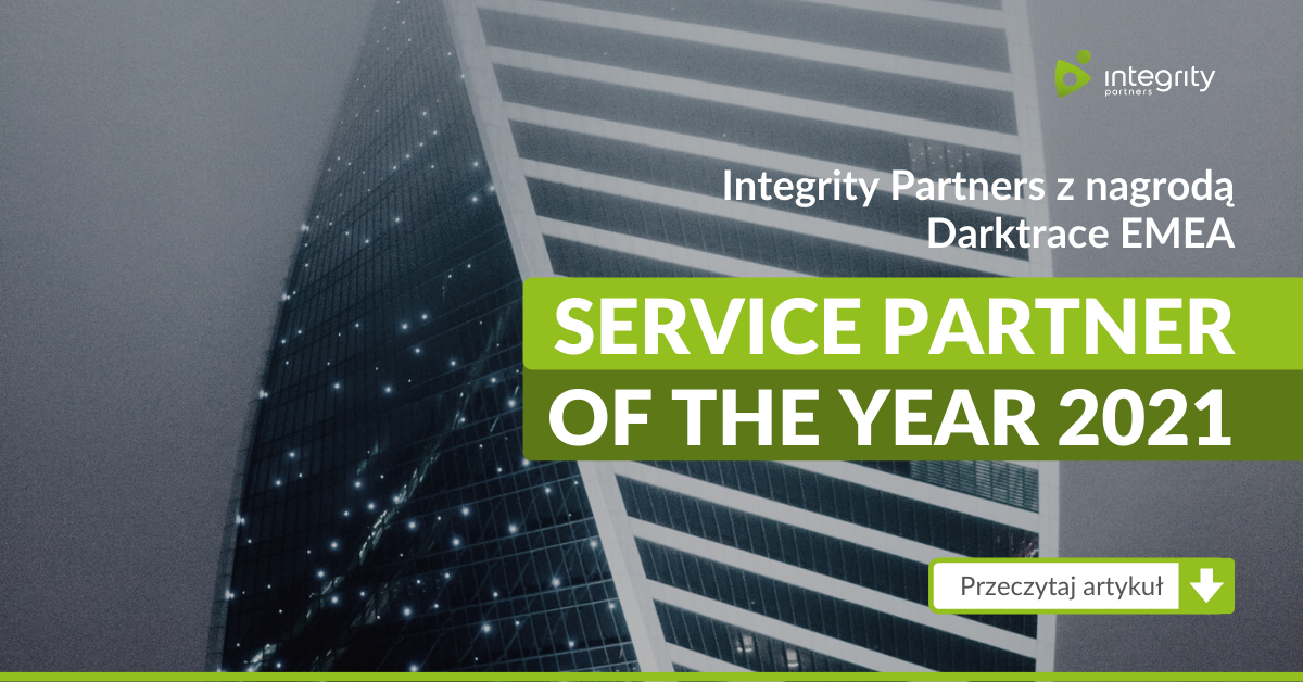 Integrity Partners z nagrodą Darktrace EMEA Service Partner of the Year 2021